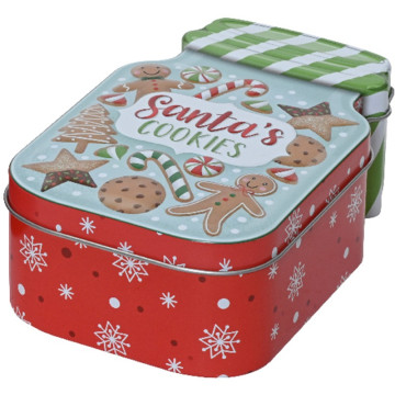 Kerst opbergblik 'Santa's Cookies' 