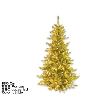 Kunst kerstboom 'Arbol' met 330 LEDS - Warm wit licht - 180 cm