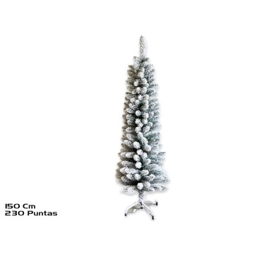 Besneeuwde pencil kerstboom 'Arbol' - 150 cm