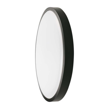 V-Tac Ronde LED Plafondlamp / Wandlamp - 18W - Zwart - 3000K