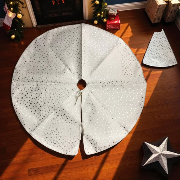 Kerstboomrok met sterren - 120 cm
