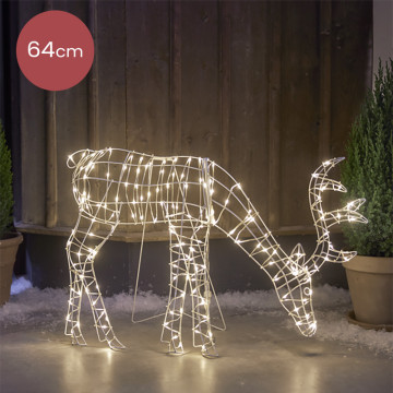 2D LED Rendier -  87x100cm