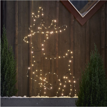 Cupido rendier met 130 LEDs - 88 cm hoog