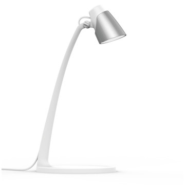 Bureaulamp Sari | Wit/Zilver