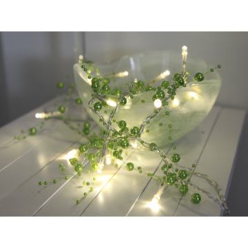 Dauwdruppel "Groene Parels"- 110cm - 20 leds