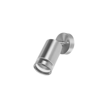 Integral IP65 RVS verstelbare wandlamp Lichtgrijs - GU10