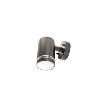 IP65 Integral LED RVS wandlamp Donkergrijs - GU10