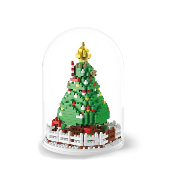 Micro brickset kerstboom in stolp