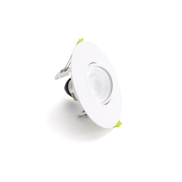 IP20 GU10 armatuur Evofire Rond Wit Kantelbaar ø110 mm 