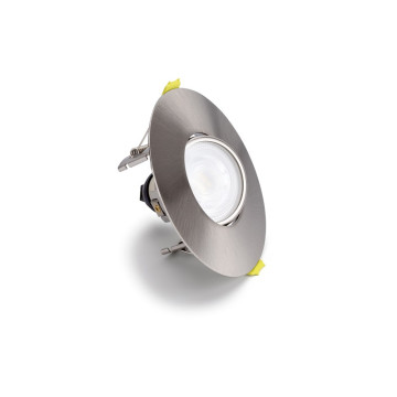 IP20 GU10 armatuur Evofire Rond Nikkel Kantelbaar ø110 mm 
