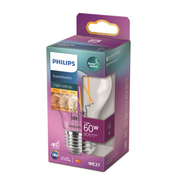 Philips SceneSwitch Filament LED Lamp