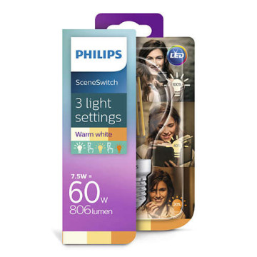 Philips SceneSwitch Filament LED Lamp