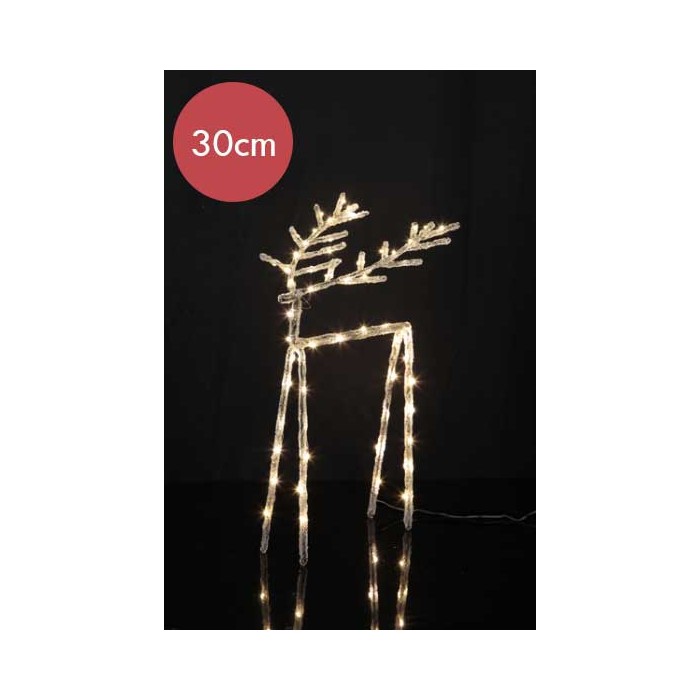 Tafel rendier "Icy" - 30cm
