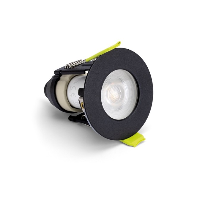 IP65 LED Mini Inbouwspot zwart rond