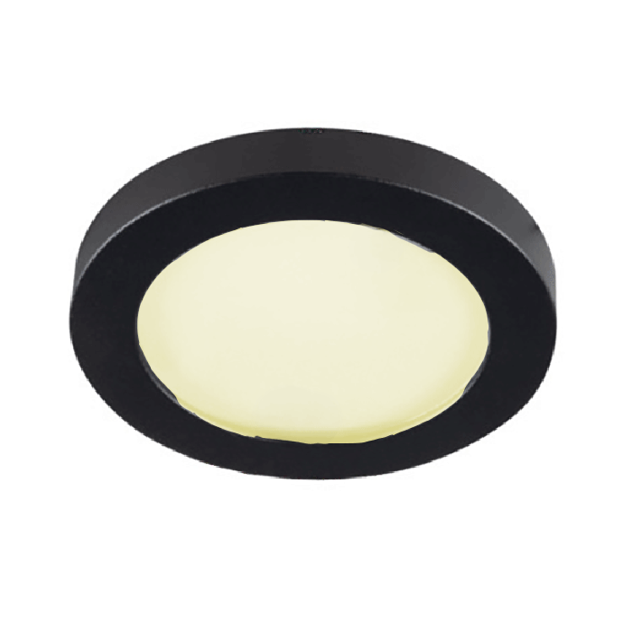 IP44 Inbouwspot zwart rond