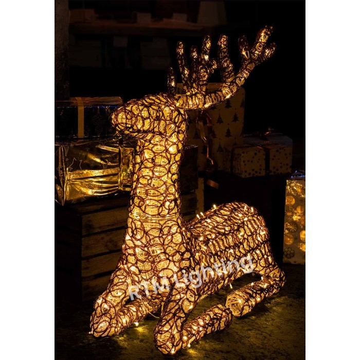 Rendier groot liggend "Exclusivo" - 70cm