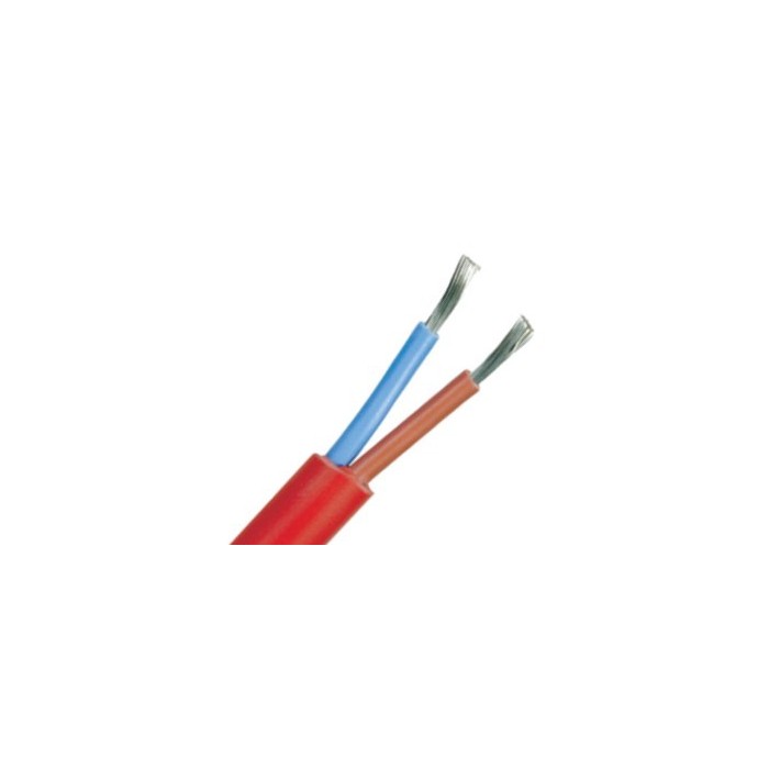 Hittebestendig draad 2 x 1.00 100 meter