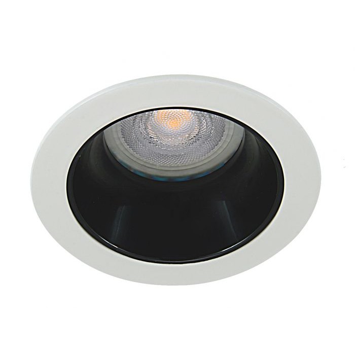IP20 Platte inbouwspot wit rond verdiept