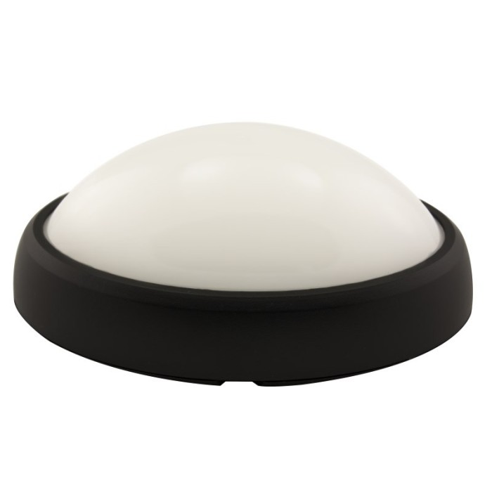 Zwarte ovale LED Plafondlamp