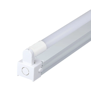 Enkel armatuur 150cm met Hoge Lumen led buis 3000K 