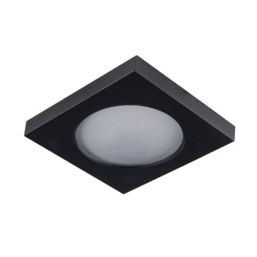 IP44 LED inbouwspot Manda zwart vierkant