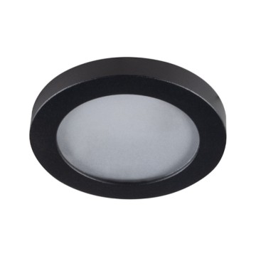 IP44 LED inbouwspot Vira zwart rond