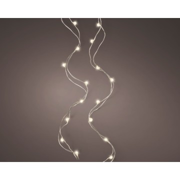Micro LED string 295 cm - 60LEDs - zilver