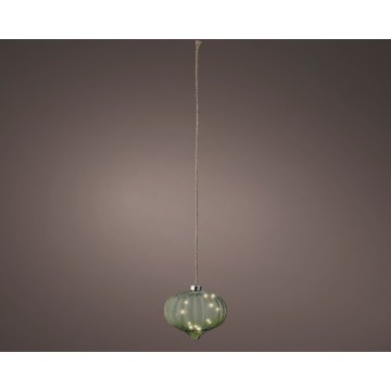 Kerst Micro LED ui lamp - 15 LED lampjes - Groen - 20 cm