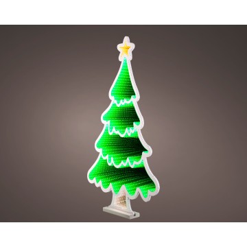 LED Infinity Kerstboom voor binnen - Multicolor - 90 cm 