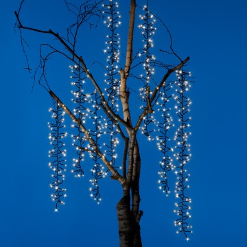 Hangende boom verlichting voor buiten - 18 vertakkingen - 200 cm  - Warm wit - div lichtstanden