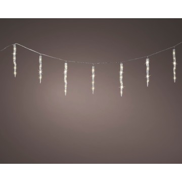 LED Flashing IJspegel lichtsnoer - 60 LEDs - 360 cm