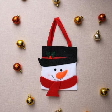Cadeautasje voor kerst - met Sneeuwpop