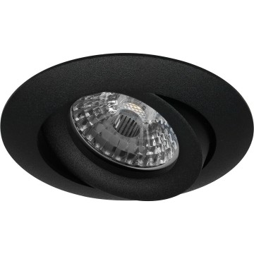 IP20 LED inbouwspot zwart rond