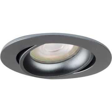 IP20 LED inbouwspot gun metal rond