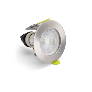 IP65 LED Inbouwspot nikkel/mat rond