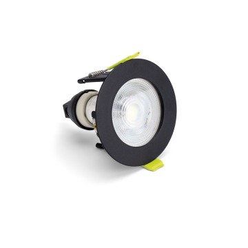 IP65 LED Inbouwspot zwart rond