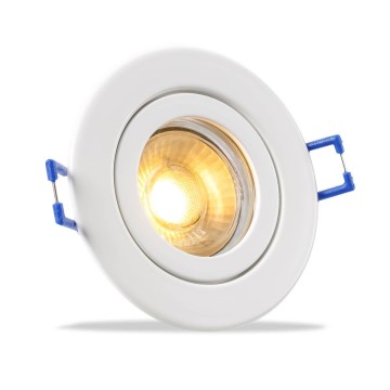 IP44 LED Inbouwspot Aurora wit rond