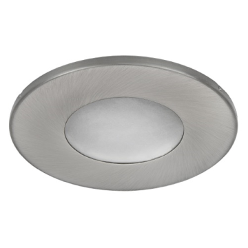 IP44 spatwaterdicht Warmglow inbouwspot nikkel/mat rond