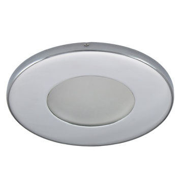 IP44 LED inbouwspot - Izabel chrome/glimmend rond