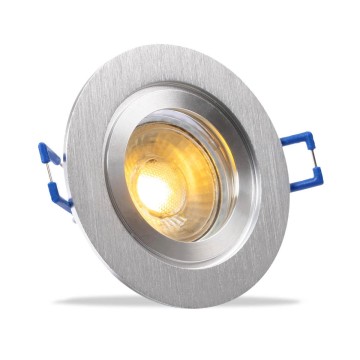 IP44 LED Inbouwspot Maeve chrome/glimmend rond