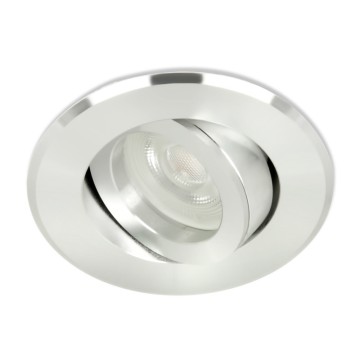 IP20 LED Midi inbouwspot nikkel/mat rond