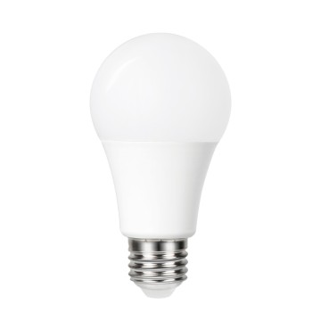 Schemersensor - Standaard bol - E27 - 8W - Helder Wit - 5000K - Opaal