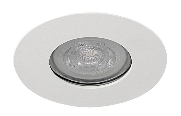 IP65 GU10 armatuur Evofire Rond Wit +Afstandhouder IP65 GU10 armatuur Evofire Rond Wit +Afstandhouder