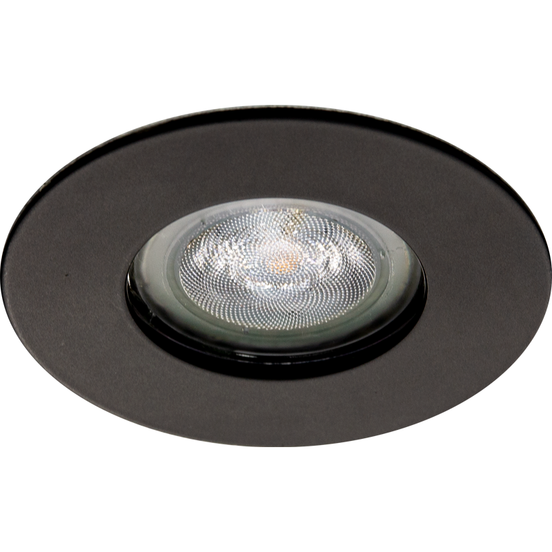 IP65 Inbouwspot Wilma - Dimbaar - Zwart - Extra Warm Wit - Rond | PretMetLed.nl