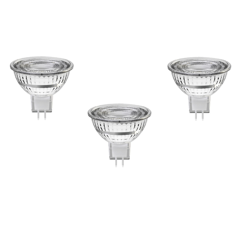 3-Pack Dimbare GU5.3 Spot LED Lamp -Extra Warm Wit (2700K) -4.4 Watt, vervangt 35W Halogeen -Integra 3-Pack Dimbare GU5.3 Spot LED Lamp -Extra Warm Wit (2700K) -4.4 Watt, vervangt 35W Halogeen -Integra