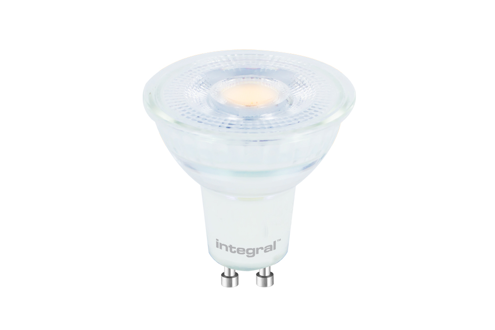 Dimbare GU10 Spot LED Lamp -Extra Warm Wit (2700K) -5.6 Watt, vervangt 50W Halogeen -Integral