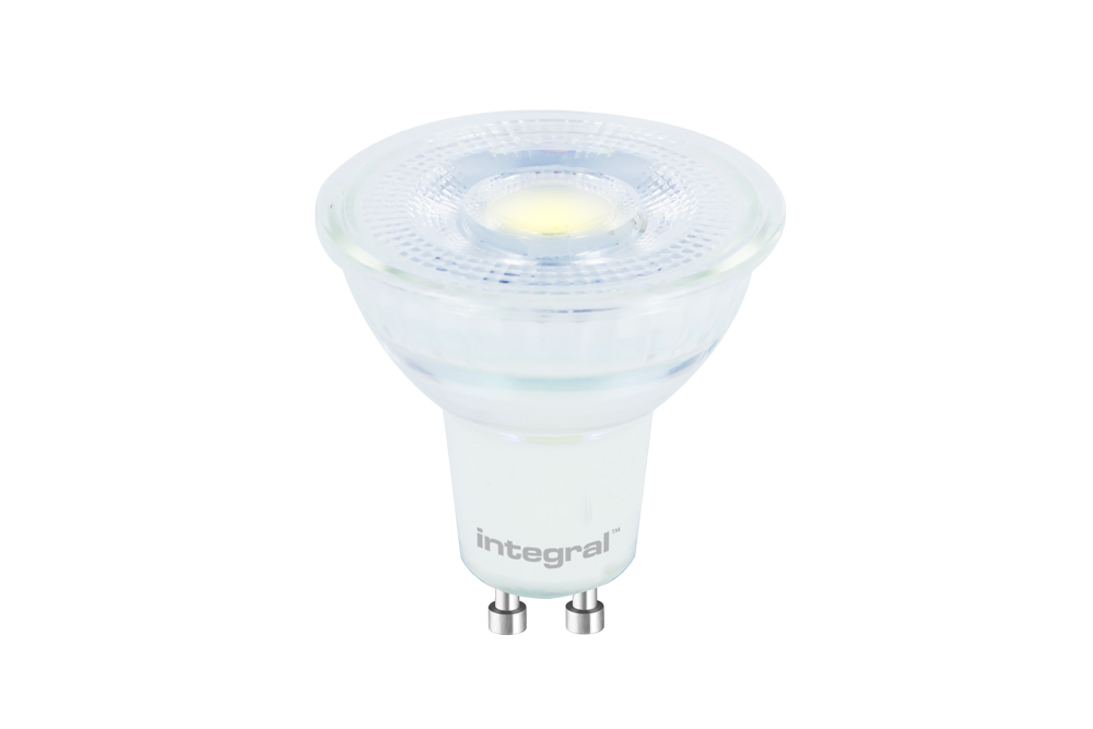 Dimbare GU10 Spot LED Lamp -Koel Wit (4000K) -5.6 Watt, vervangt 55W Halogeen -Integral