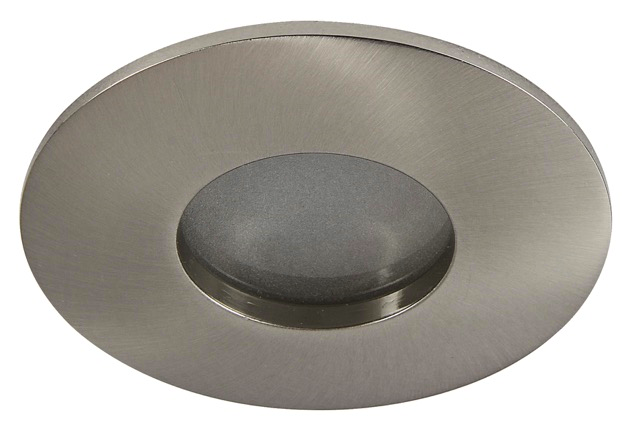 IP44 LED inbouwspot - Ava -Rond RVS Look -Warm Wit -Dimbaar 4W -Philips