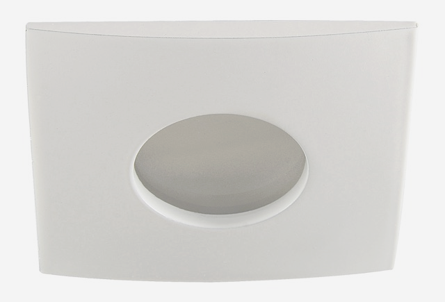 IP44 LED inbouwspot - Jolin -Vierkant Wit -Koel Wit -Dimbaar 4.9W -Philips