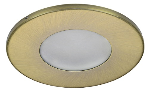 IP44 LED inbouwspot Stina -Rond Brons -Warm Wit -Dimbaar 4W -Philips